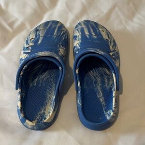 Stylish Blue and Cream Men's Sandals